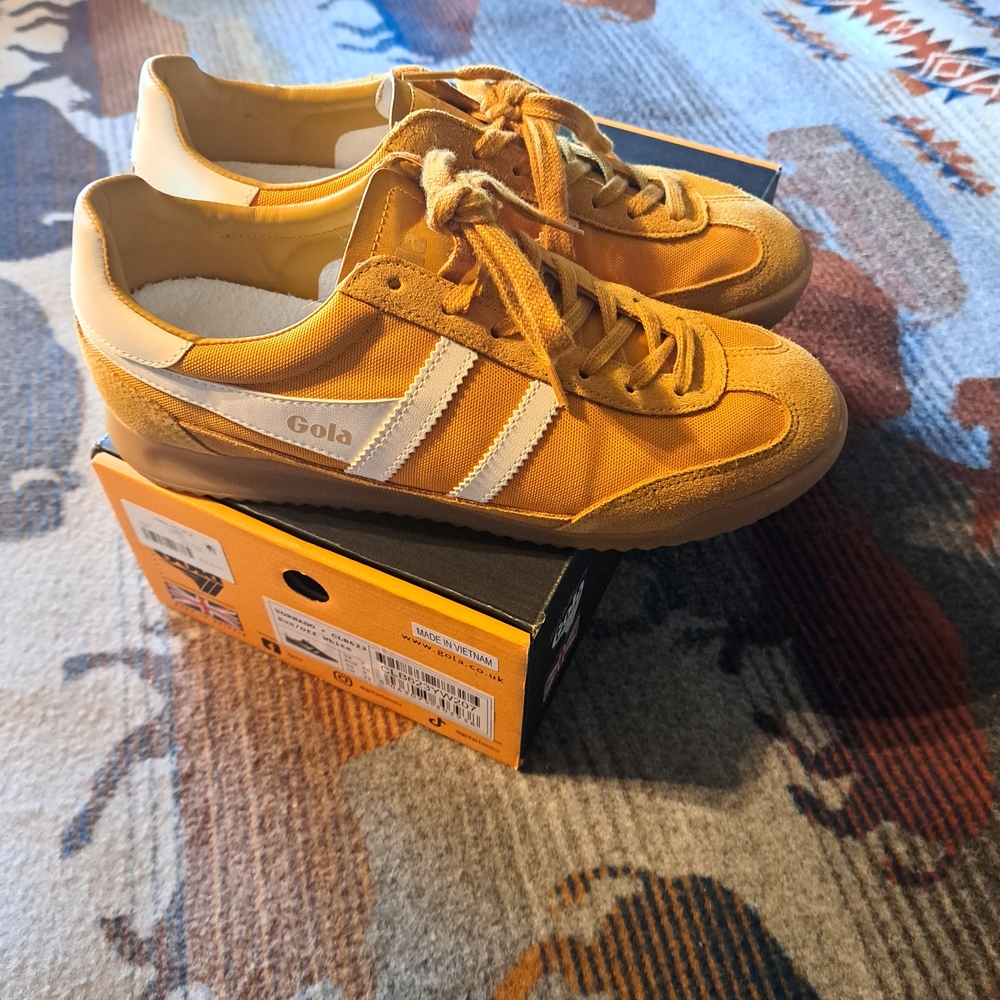 Gola Womems Mustard Yellow Sneakers